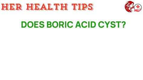 10+ Boric Acid Tips To Prevent Yeast Infections Naturally