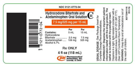 10 Hydrocodone Acetaminophen 5325 Facts For Safe Use