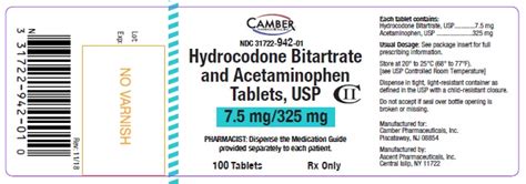 10 Hydrocodone Acetaminophen 7.5 325 Facts For Safe Use
