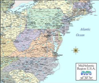 10+ Mid Atlantic Maps To Plan Your Perfect Trip