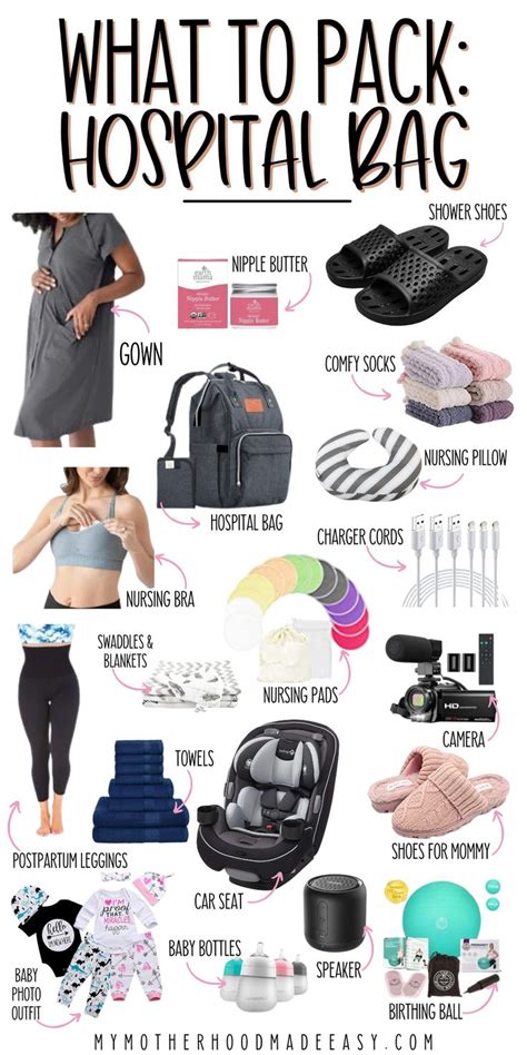 12+ Musthave Items In Your Hospital Bag Checklist