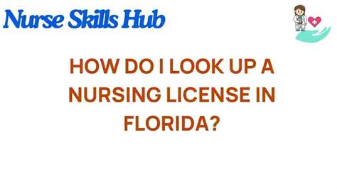 12+ Nurse License Secrets Found In Florida Lookup