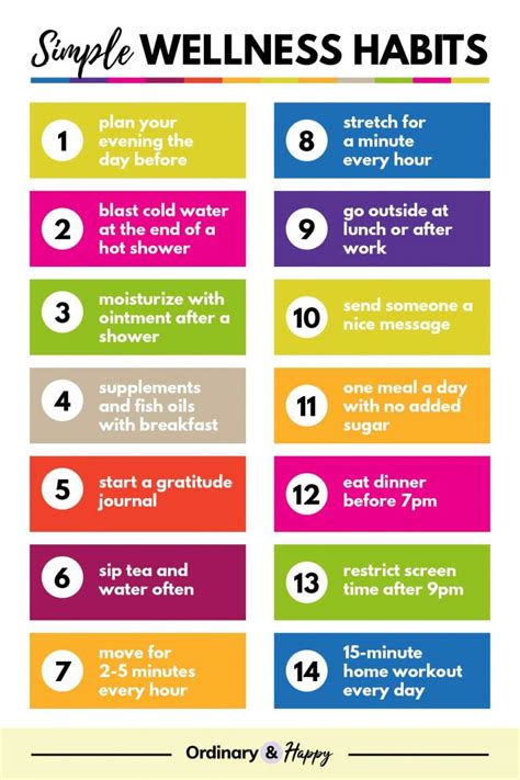 19 Wellness Habits To Help You Look And Feel Amazing Ordinary And Happy 19 Wellness Habits To Help You Look And Feel Amazing Ordinary And Happy