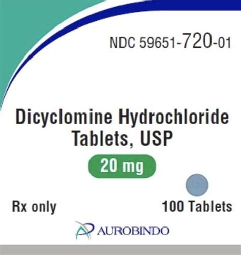 20 Mg Dicyclomine