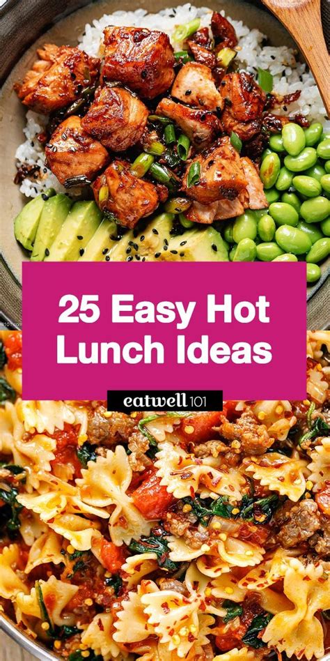 25 Easy And Healthy Lunch Recipes