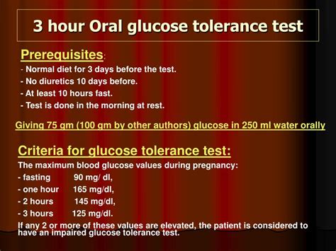 3 Hour Glucose Test Pregnancy