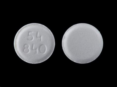 54 840 Pill White Round Pill Identifier Drugs Com
