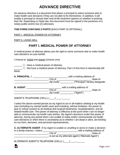 Advance Care Directive
