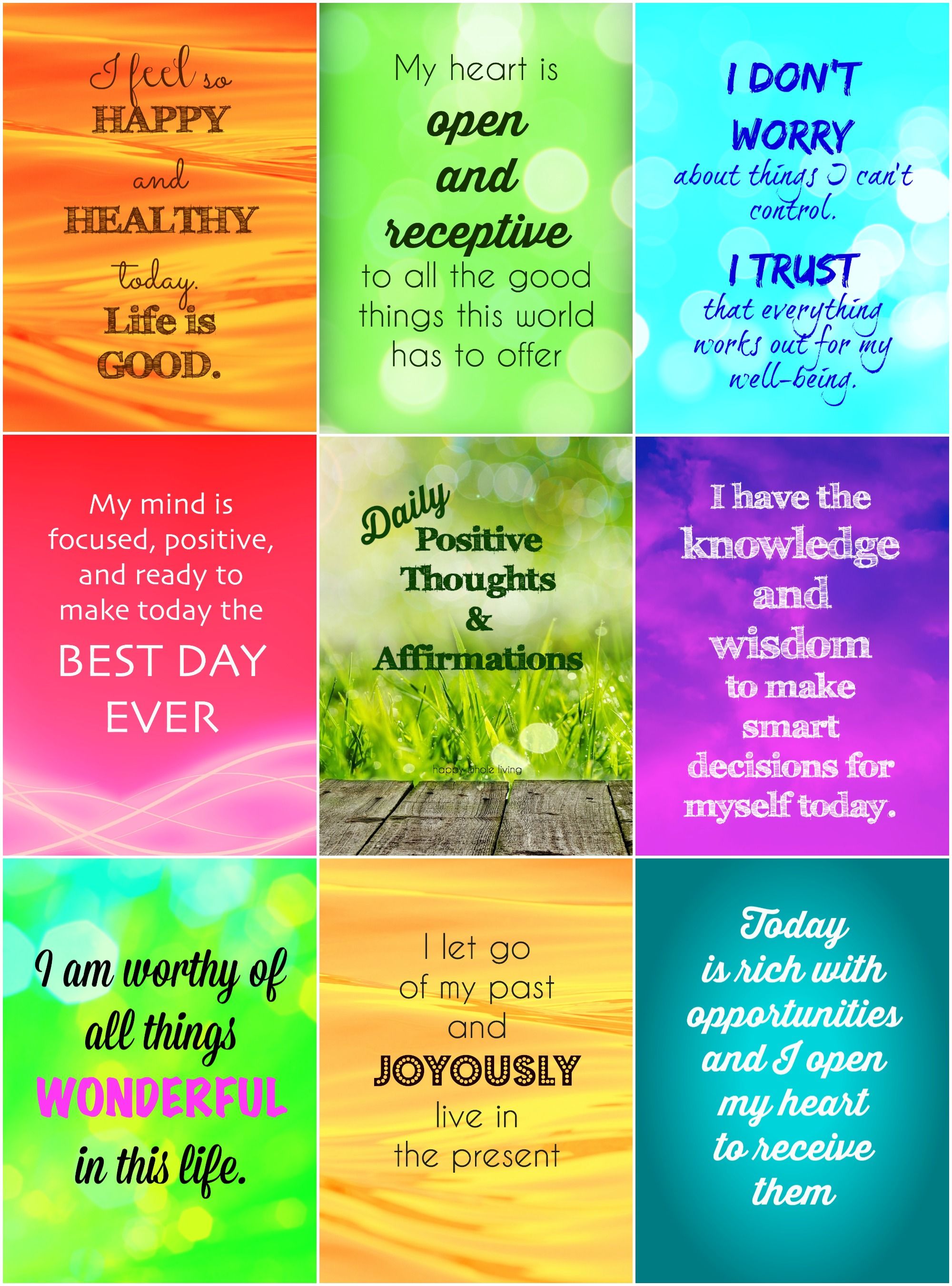 Affirmations For Positivity Boost