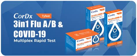 Amazon Com Cordx Tyfast At Home Flu A B And Covid 19 Multiplex Rapid
