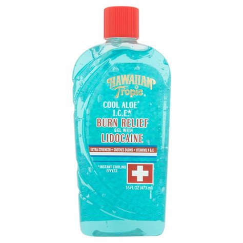 Amazon Com Hawaiian Tropic 03416 Cool Aloe I C E Lidocaine Gel