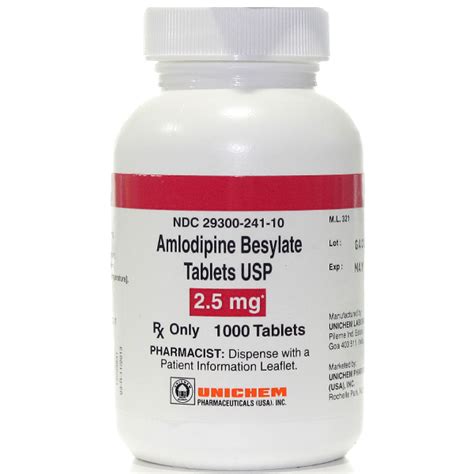 Amlodipine 2.5 Mg Tablet