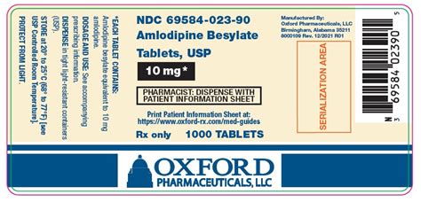 Amlodipine Besylate 2.5 Mg: Reduces Heart Risk