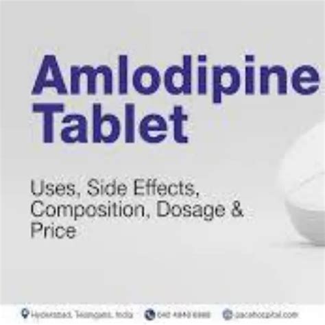 Amlodipine Medication: Relieves Chest Pain & Anxiety