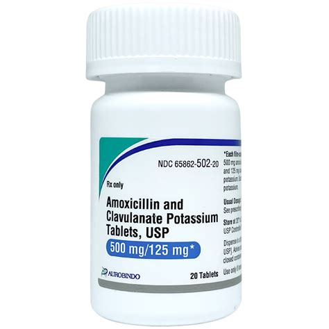 Amoxicillin And Clavulanate Potassium 500 125Mg Tablets Express Vet