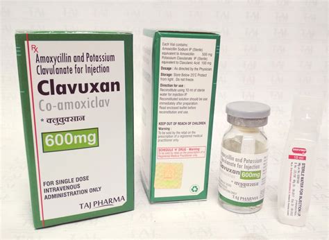 Amoxicillin Potassium Clavulanate For Injection Co Amoxiclav
