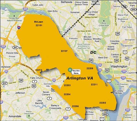 Arlington Va Zip: Get Area Details And Maps Quickly