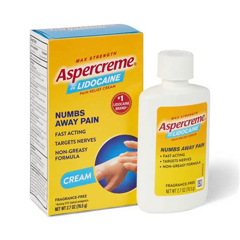 Aspercreme With Lidocaine