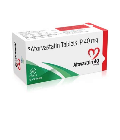 Atorvastatin 40 Mg: Lowers Heart Disease Risk
