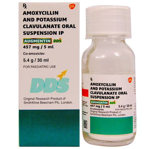 Augmentin Dds Syrup 30 Ml Price Uses Side Effects Composition