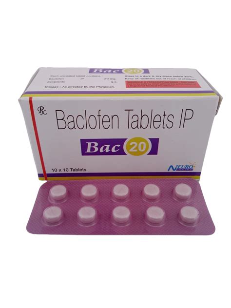 Baclofen 20 Mg: Effective Treatment For Spasticity Relief