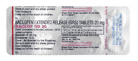 Baclofen 20 Mg: Relieve Muscle Spasms Naturally