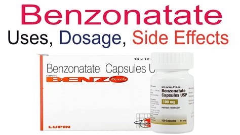 Benzonatate Uses Dosage Interactions Side Effects