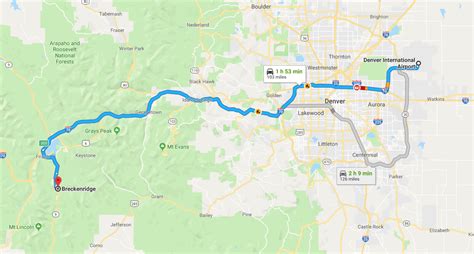 Breckenridge Co To Denver Co