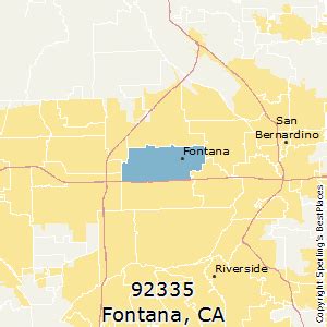 California Fontana Zip Code