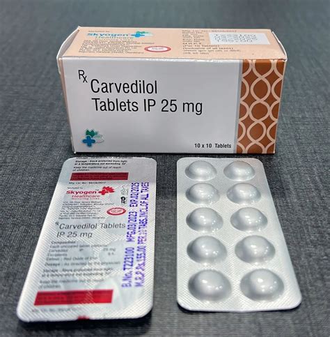 Carvedilol 25 Mg Tablet