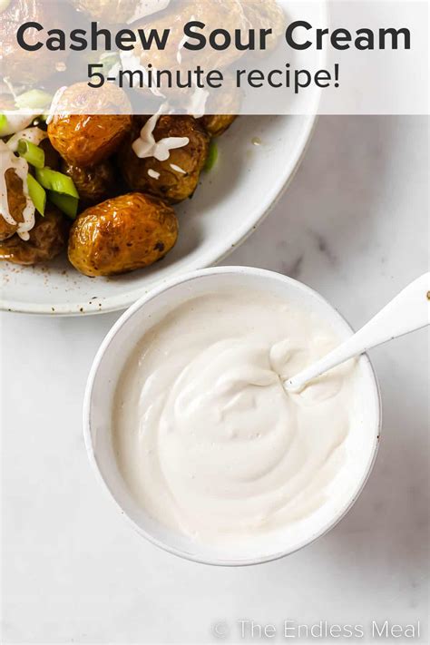 Cashew Sour Cream Healthy Habit