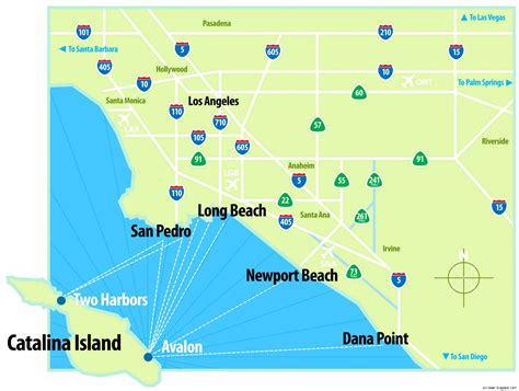 Catalina Island California Map