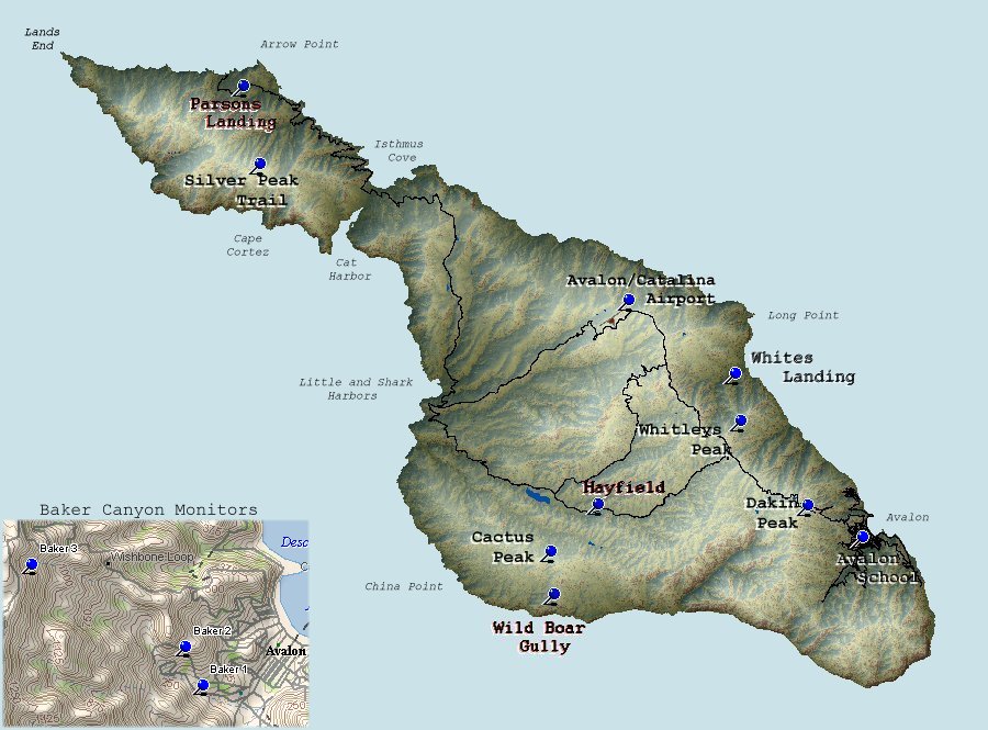 Catalina Island Map