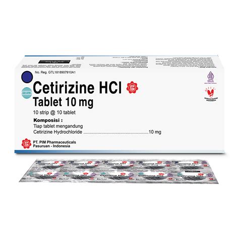 Cetirizine Hcl 10 Mg