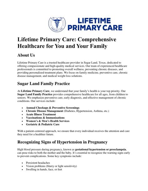 Comprehensive Family Care: Expert Guidance
