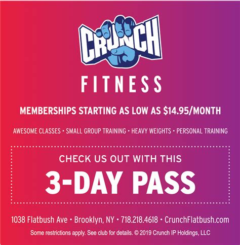 Crunch Fitness Promo Code