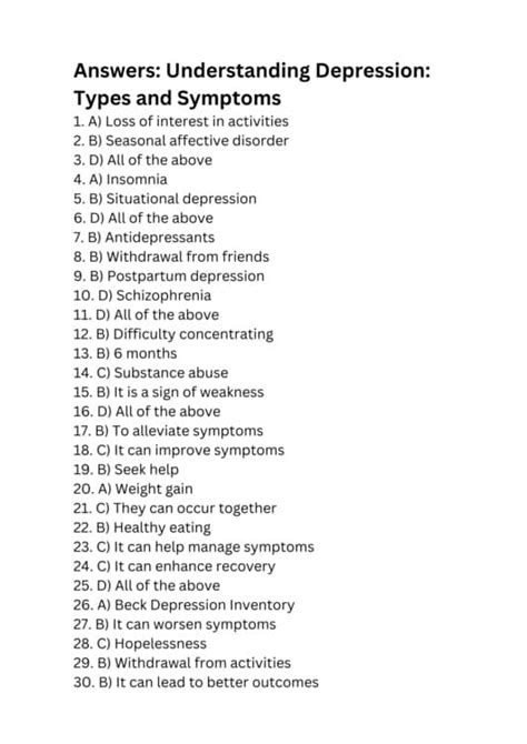 Depression Quiz: Know Your Symptoms