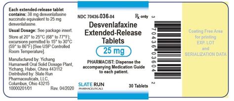Desvenlafaxine Succinate Er: Dosage Guide