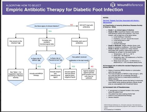 Diabetic Foot Ulcer Associated With Infection Management