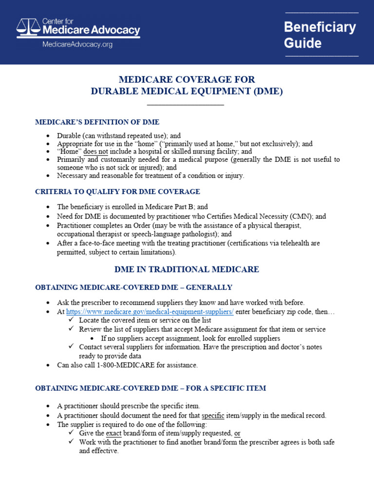 Dme Medical Equipment Guide: Comprehensive Solutions