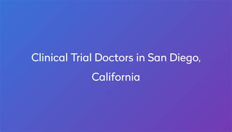 Doctor San Diego: Find Toprated Physicians Nearby
