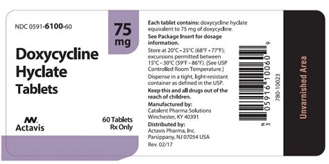 Doxycycline Hyclate Tablets Fda Prescribing Information Side Effects Doxycycline Hyclate Tablets Fda Prescribing Information Side Effects