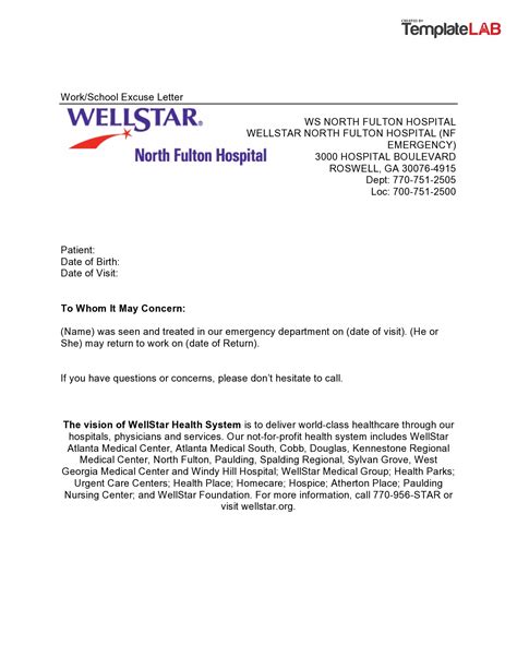 Dr. Note For Work