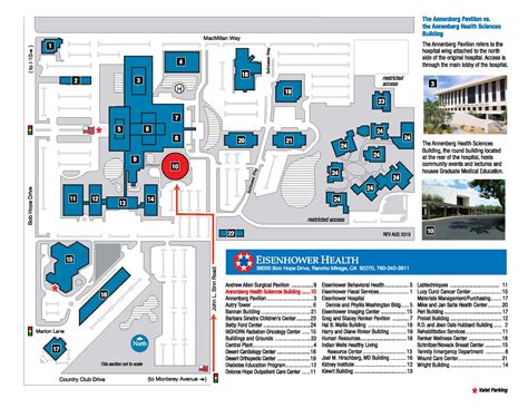 Eisenhower Medical Center Campus Map Map Eisenhower Medical Center Campus Map Map