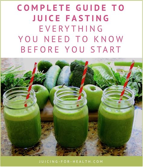 Fasting And Juicing
