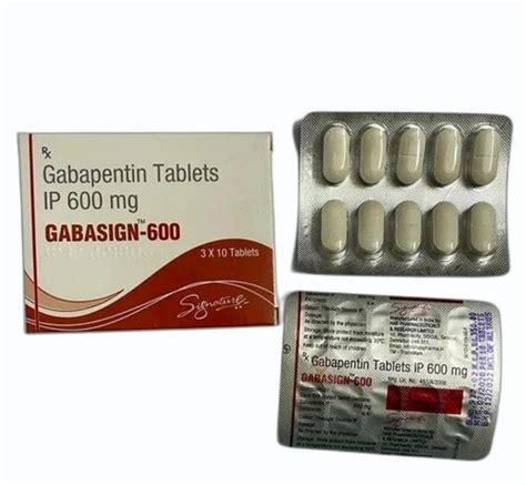 Gabapentin 600 Mg