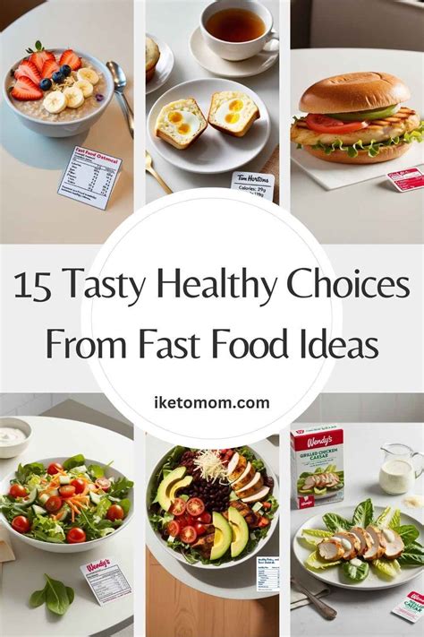 Healthy Choices From Fast Food