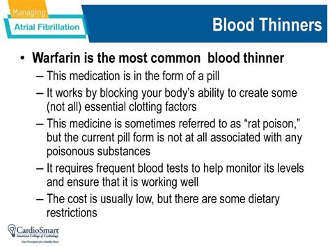 High Inr: Safely Managing Blood Thinners