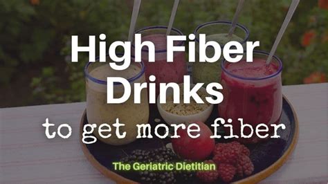 How Do High Fiber Drinks Help? Weight Loss Tips