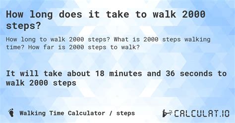 How Far Is 2000 Steps